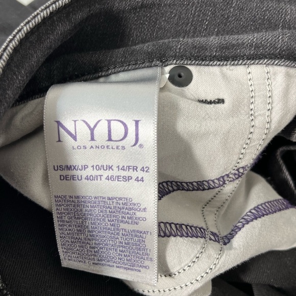 NYDJ Ami Skinny Ankle Womens Size 10 Jeans Grey Lift & Tuck Technology - Picture 6 of 10